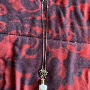 Supernatural Heart Salt Vile Necklace